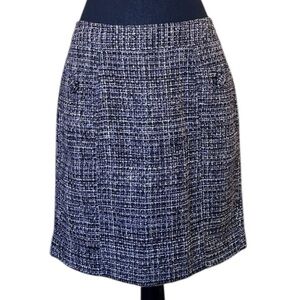 Women’s Banana Republic Gray Twead Skirt Size 6